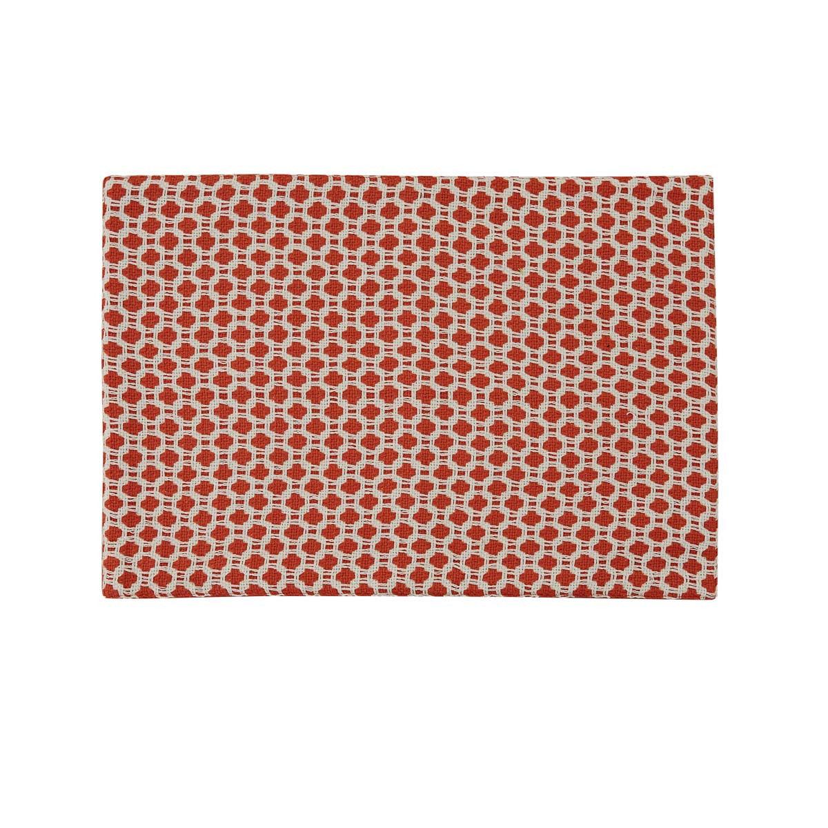 Open Weave Placemat Coral Set of 12 Park Designs - The Fox Decor