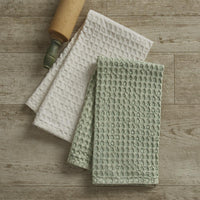 Waffle Weave Towel Natural Set of 2 Park Designs - The Fox Decor