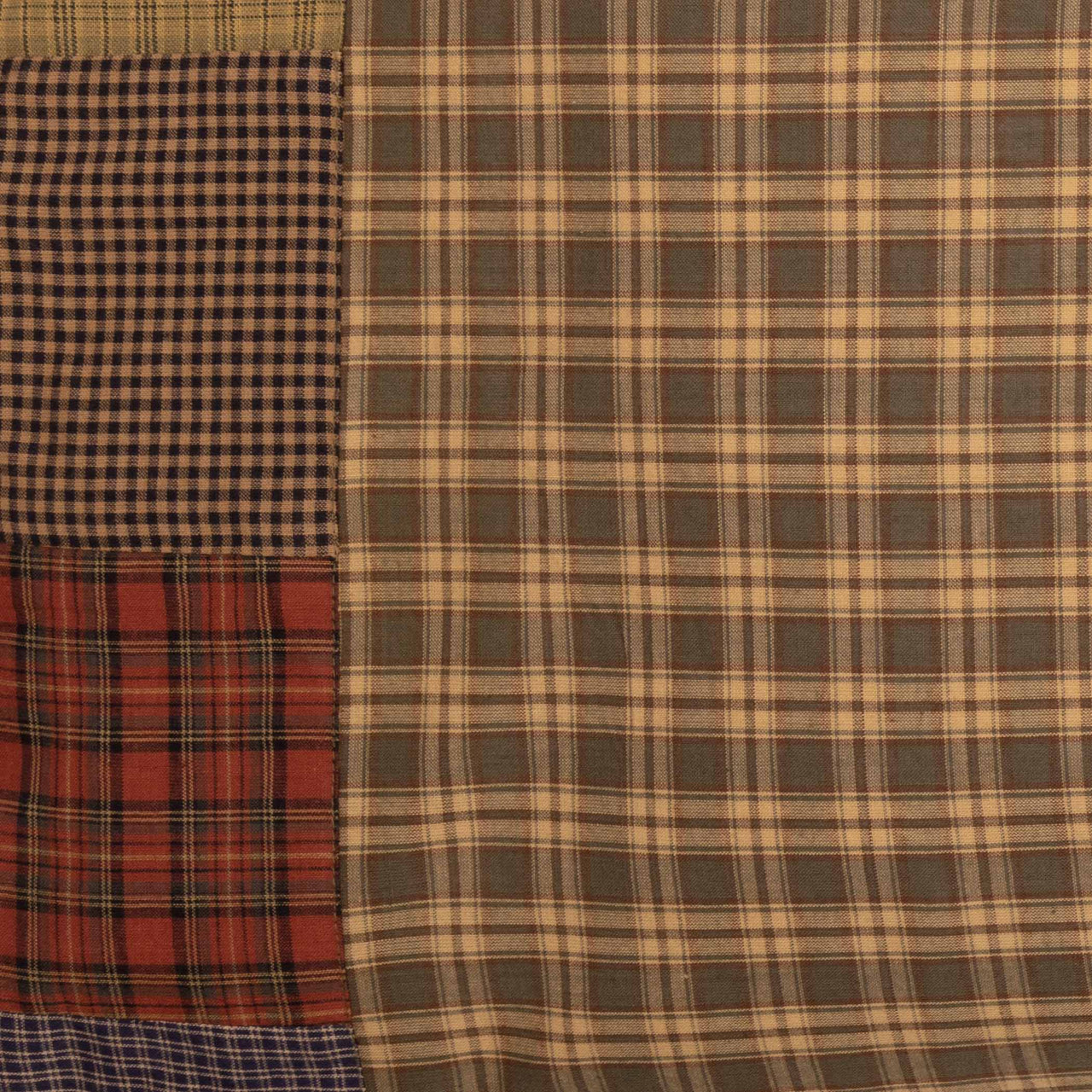 Cedar Ridge Standard Pillow Case with Block Border Set of 2 21x30 VHC Brands