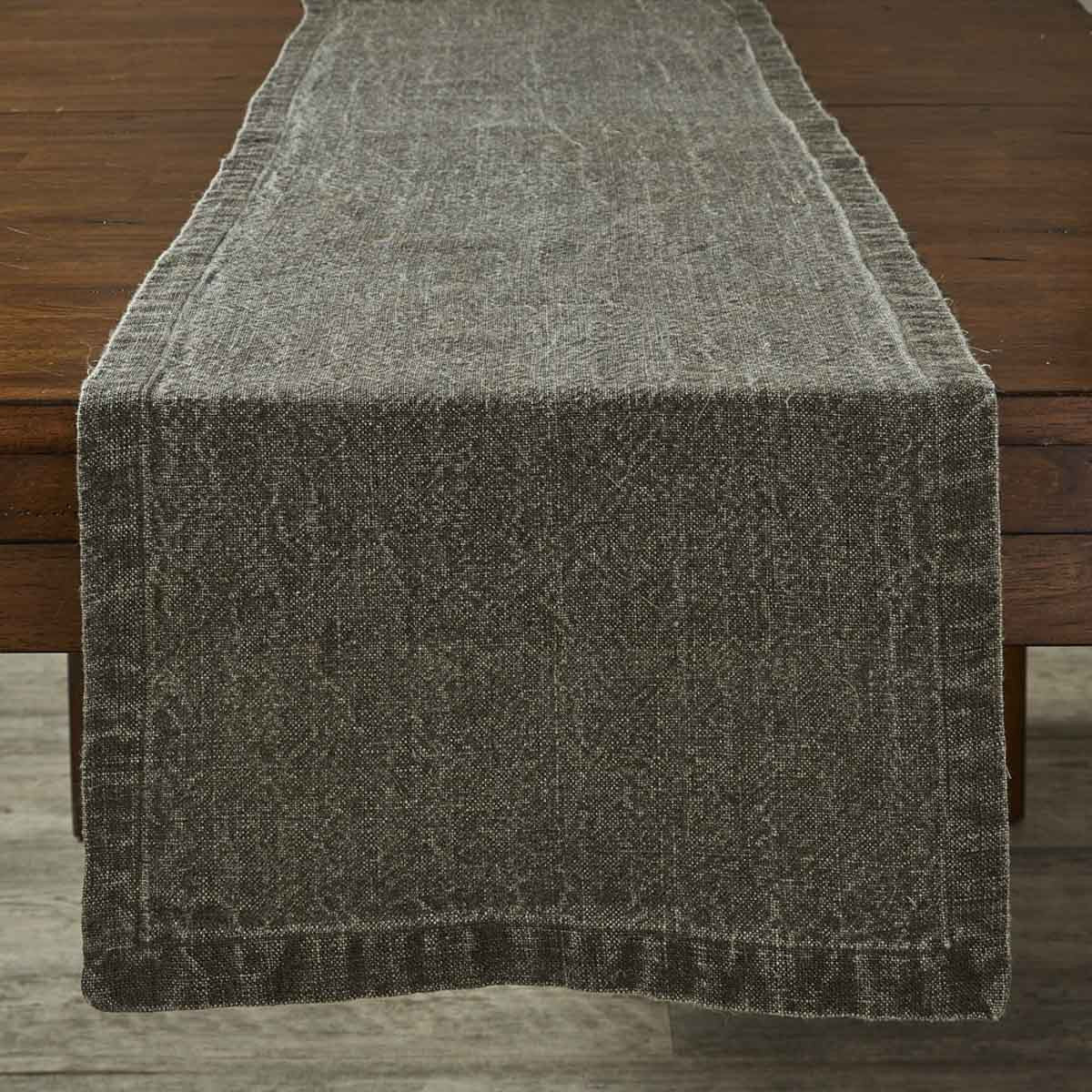 Washed Linen Solid Table Runner - Brown - 60"L Park Designs - The Fox Decor
