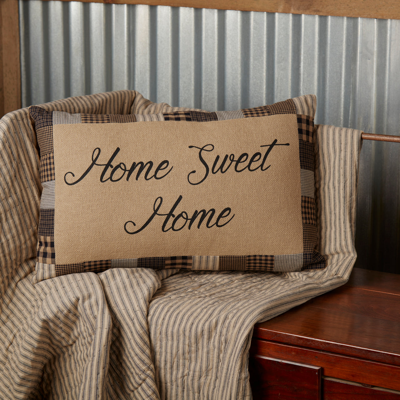 Farmhouse Star Home Sweet Home Pillow 14x22