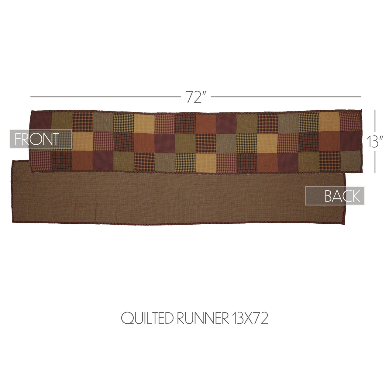 Heritage Farms Quilted Runner 13x72 - Thumbnail 4