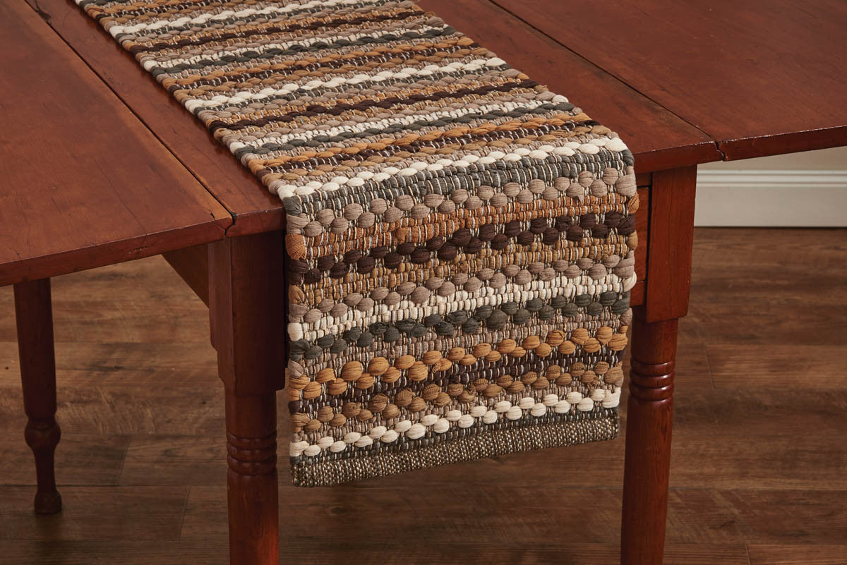 Mineral Stripe Table Runner Chindi 54"L Park Designs - The Fox Decor