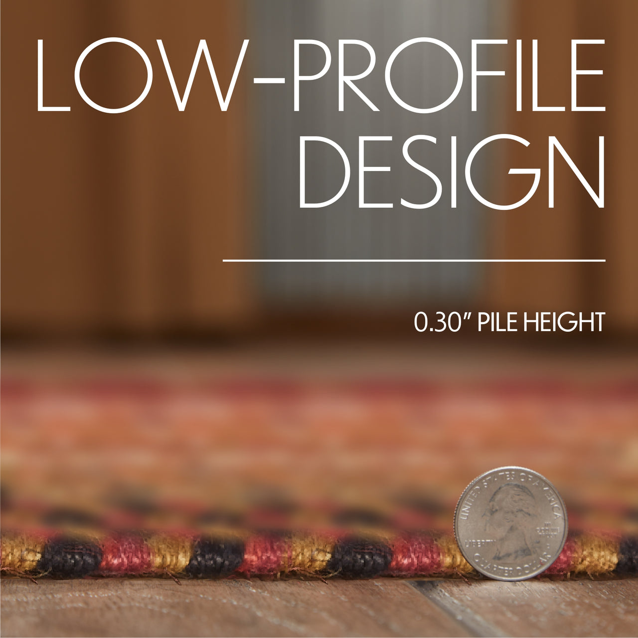 Ginger Spice Jute Braided Rug Oval with Rug Pad 5'x8' VHC Brands