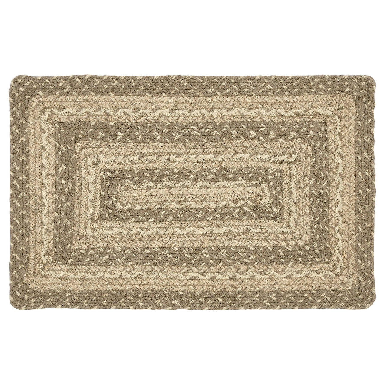 Cobblestone Jute Rect Placemat 12x18 - The Fox Decor