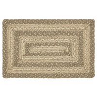 Cobblestone Jute Rect Placemat 12x18 - The Fox Decor