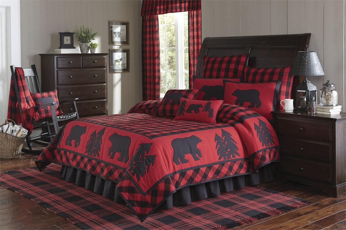 Buffalo Check Queen Bed Skirt - Park Designs - The Fox Decor