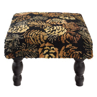 Pinecone Noir Hooked Stool - Park Designs
