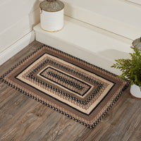 Sawyer Mill Charcoal Jute Braided Rug Rect 20