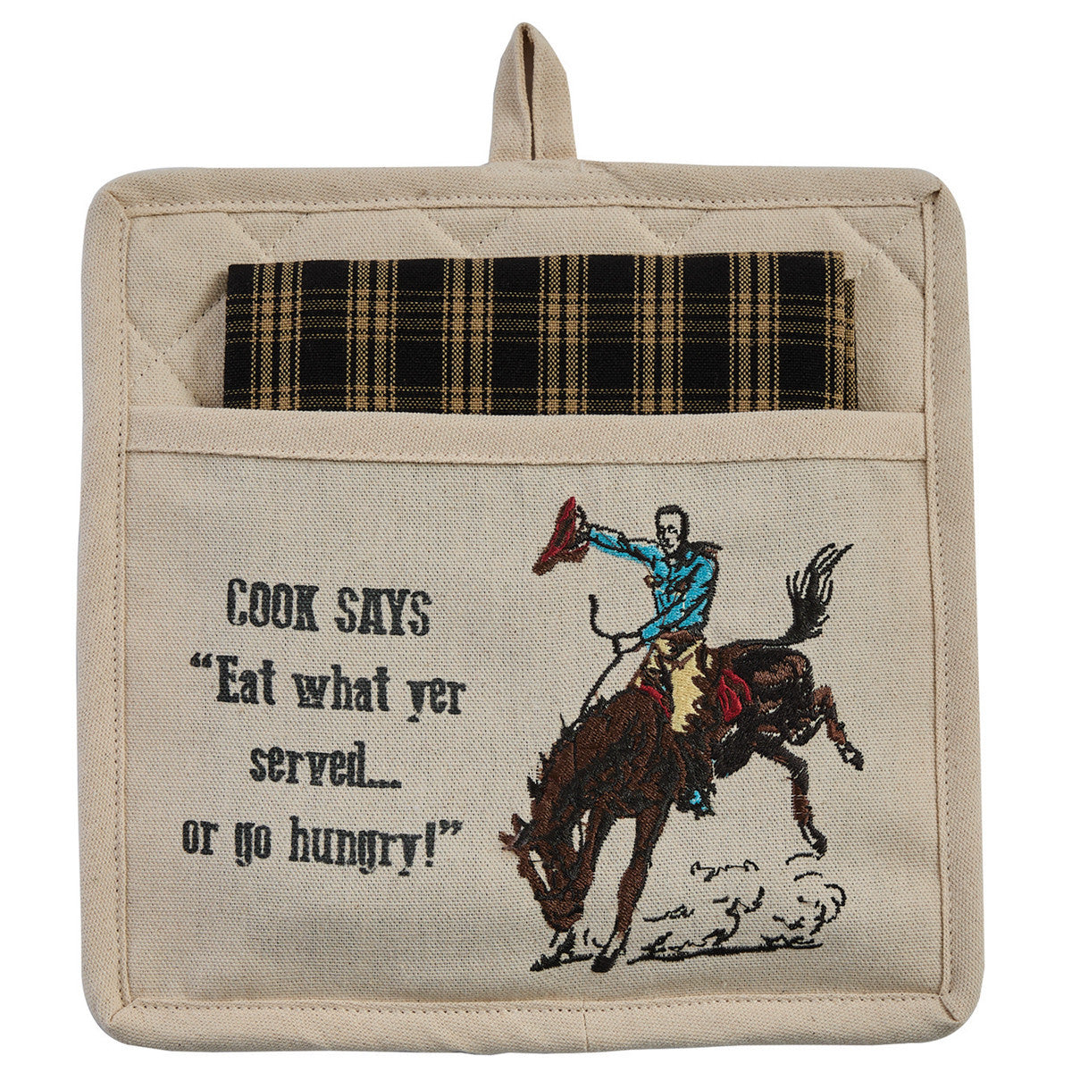 Triple "R" Pocket Potholder Set of 3 - Park Designs - The Fox Decor