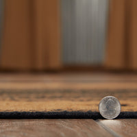 Farmhouse Jute Braided Rug Rect Stencil Stars 3'x5' with Rug Pad VHC Brands