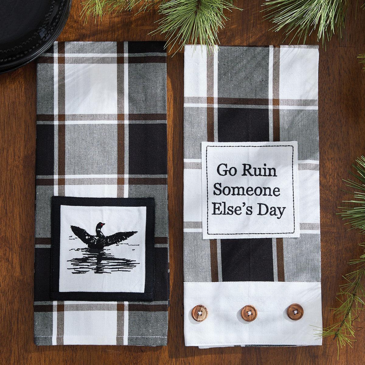 Hixon Loon Dishtowel Set of 6 - Park Designs - The Fox Decor