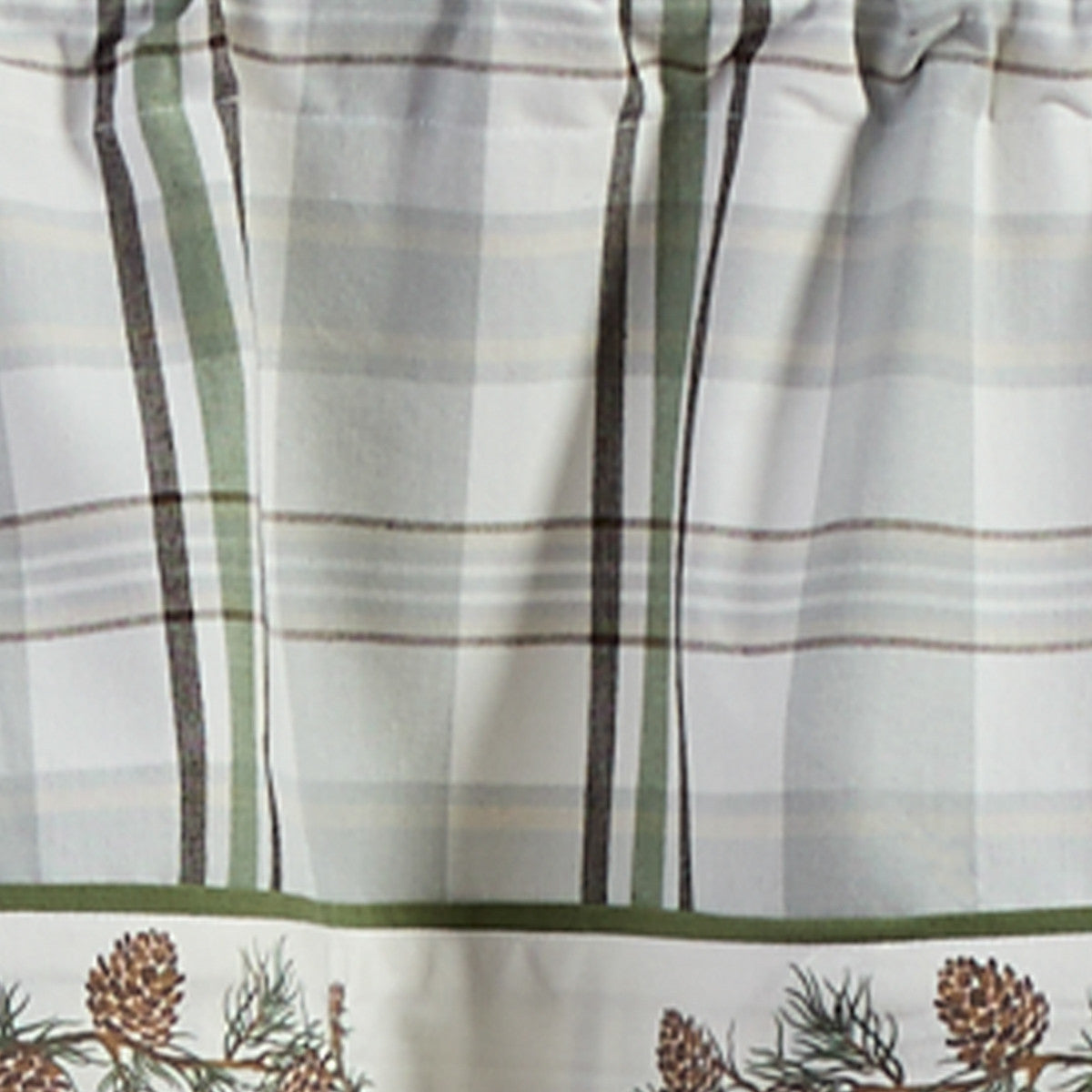 Ponderosa Pine Bordered Valance 14" L Set of 2 - Park Designs - The Fox Decor