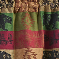 Pinecones And Trees Jacquard Swags 36