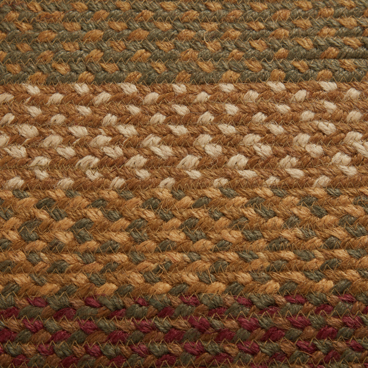 Tea Cabin Jute Braided Rug Rect 5'x8' with Rug Pad VHC Brands