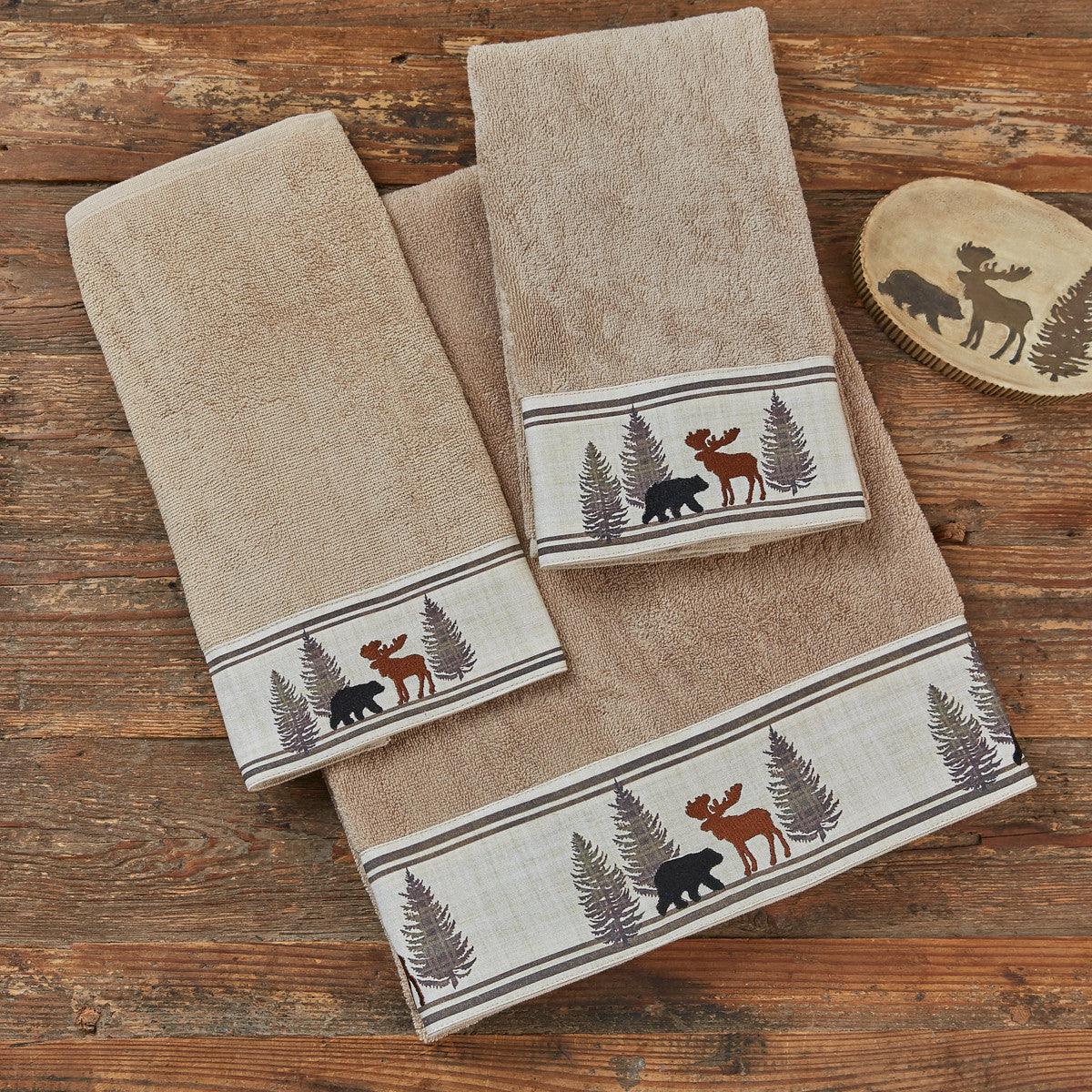 Black Forest Wash Cloth Set of 2 - Park Designs - The Fox Decor