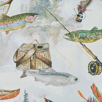 Fly Fishing Table Runner 36