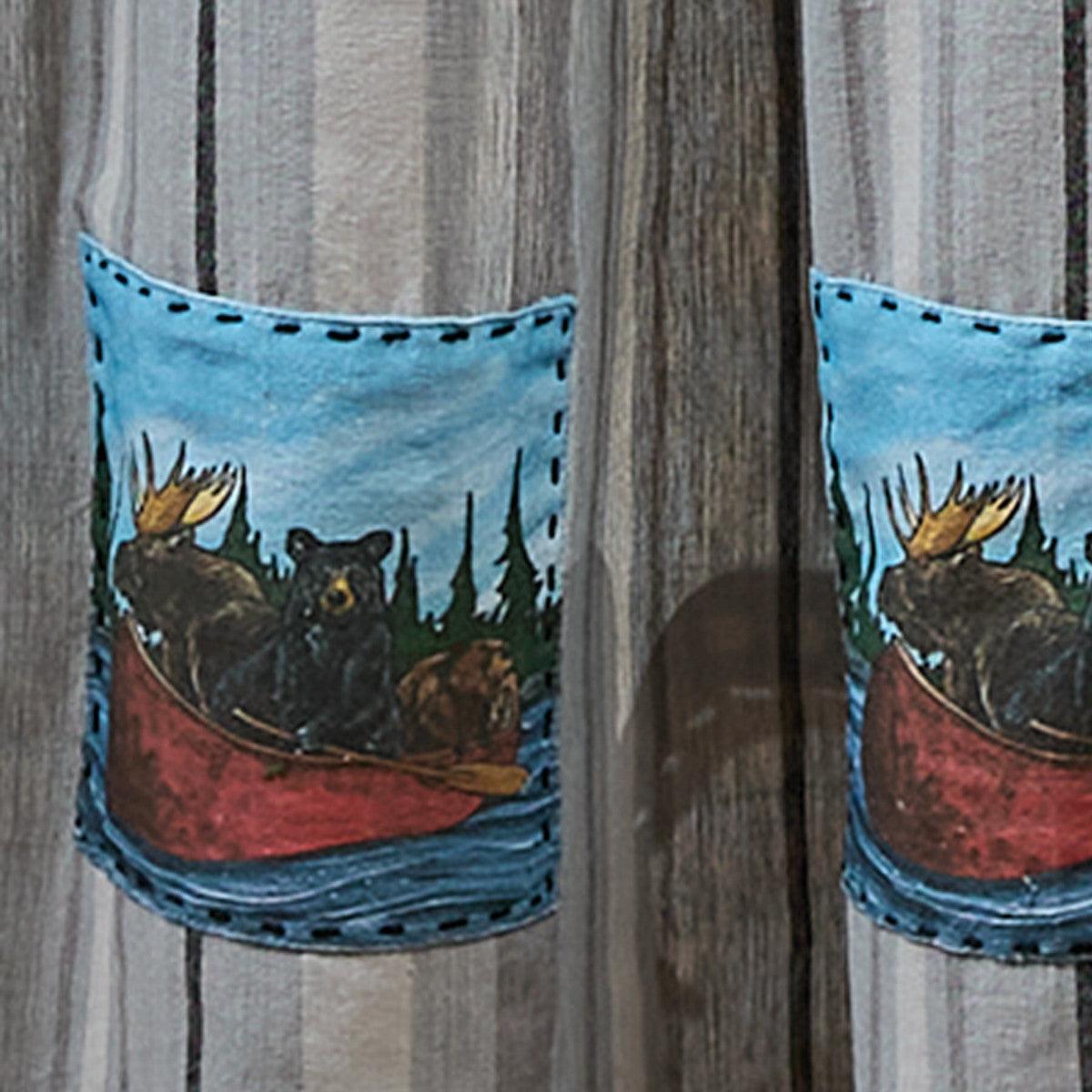 Summer Vacation Shower Curtain - Set of 2 Park Designs - The Fox Decor