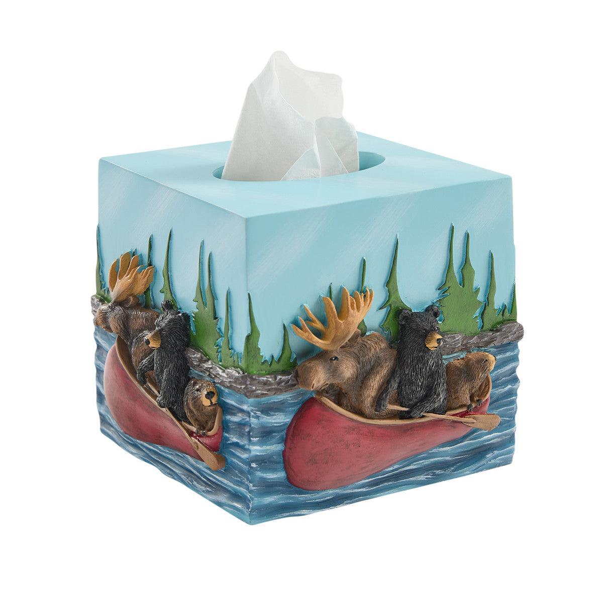 Summer Vacation Tissue Box Cover - Set of 2 Park Designs - The Fox Decor