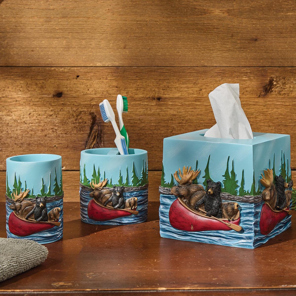 Summer Vacation Tissue Box Cover - Set of 2 Park Designs - The Fox Decor