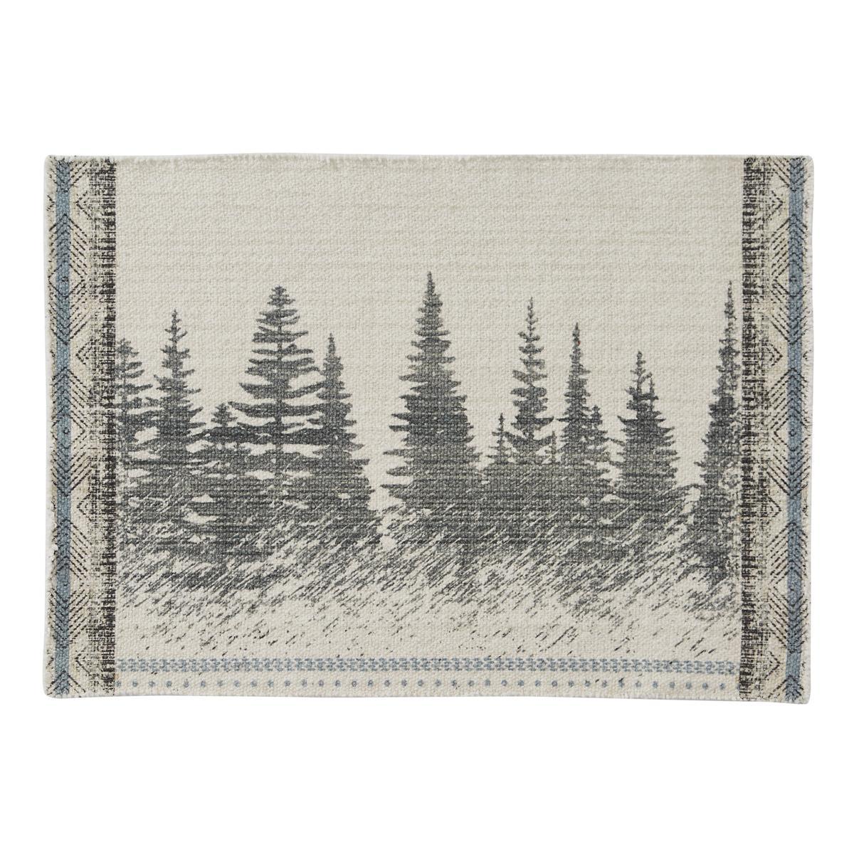 Into The Woods Placemat - Set of 12 Park Designs - The Fox Decor