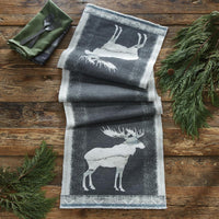 Into The Woods Moose Table Runner 54