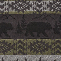 Green Mountain Bear Placemat - Set of 12 Park Designs - The Fox Decor