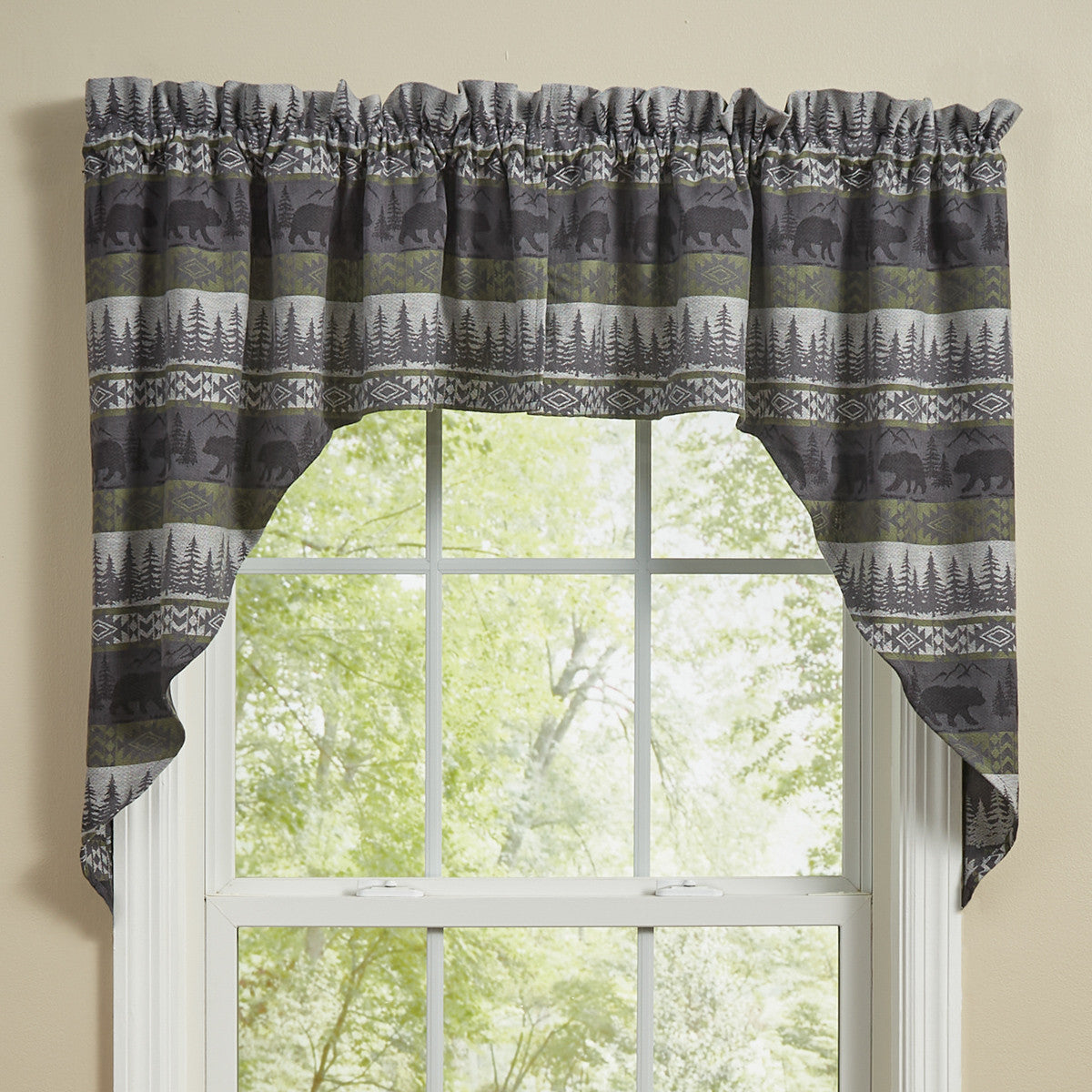 Green Mountain Bear Swags 36"L - Set of 2 Park Designs - The Fox Decor