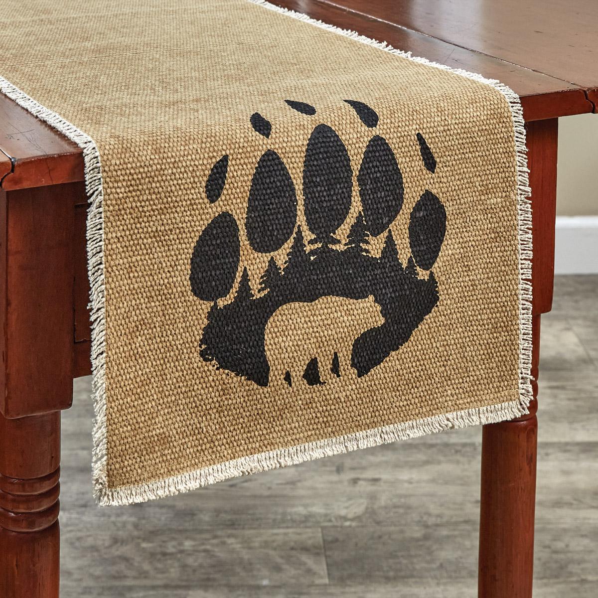 Bear Paw Table Runner 54" L - Park Designs - The Fox Decor
