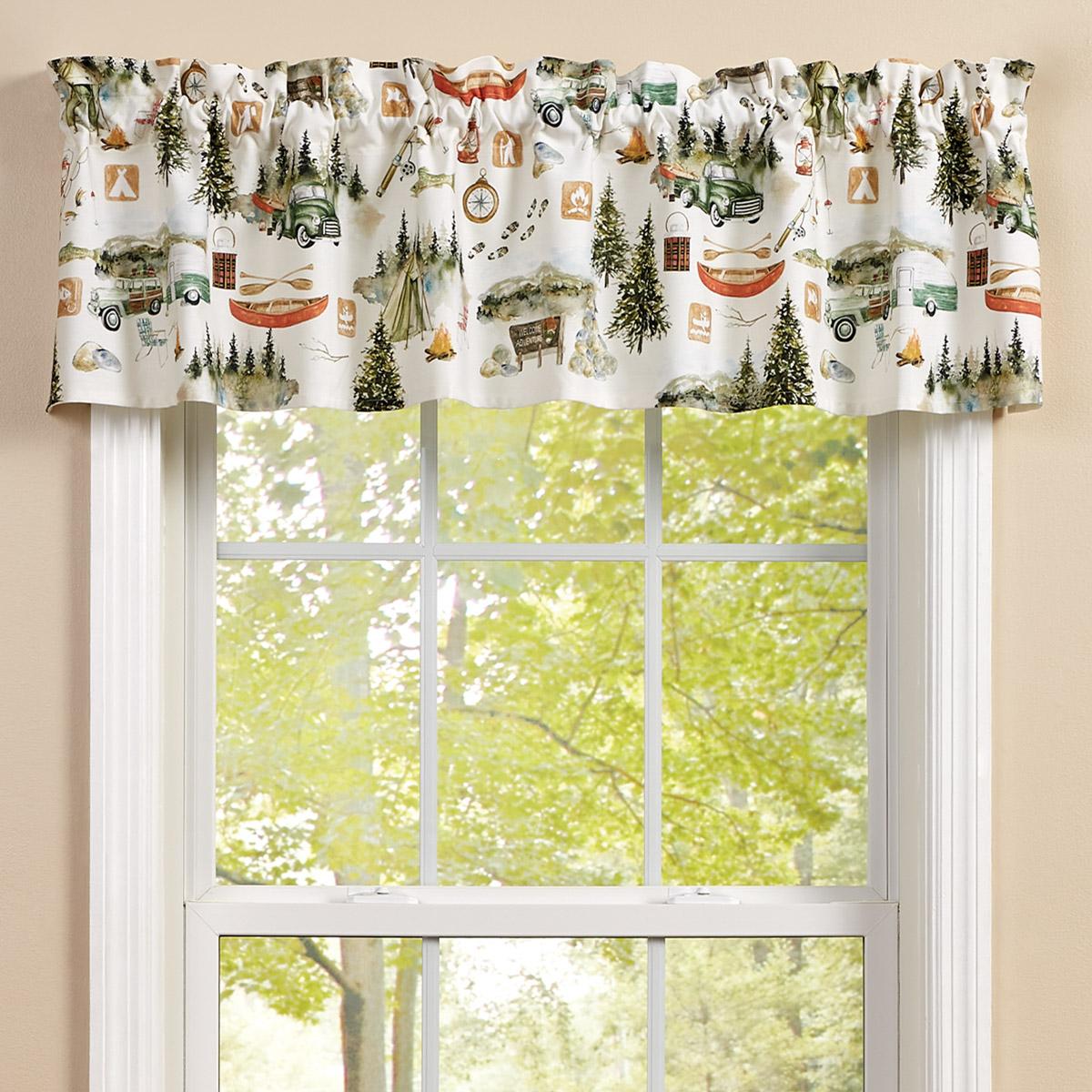 Camping Valance 14" L - Park Designs - The Fox Decor