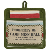 Camp Stripe Pocket Potholder Set - Park Designs - The Fox Decor