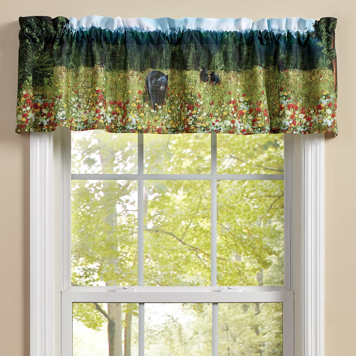 Hello Bear Valance 14" L - Set of Park Designs - The Fox Decor