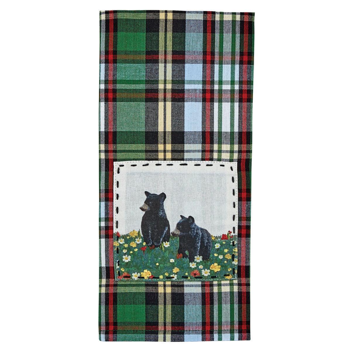 Happy Trails Baby Bear Dishtowel - Set of 2 Park Designs - The Fox Decor