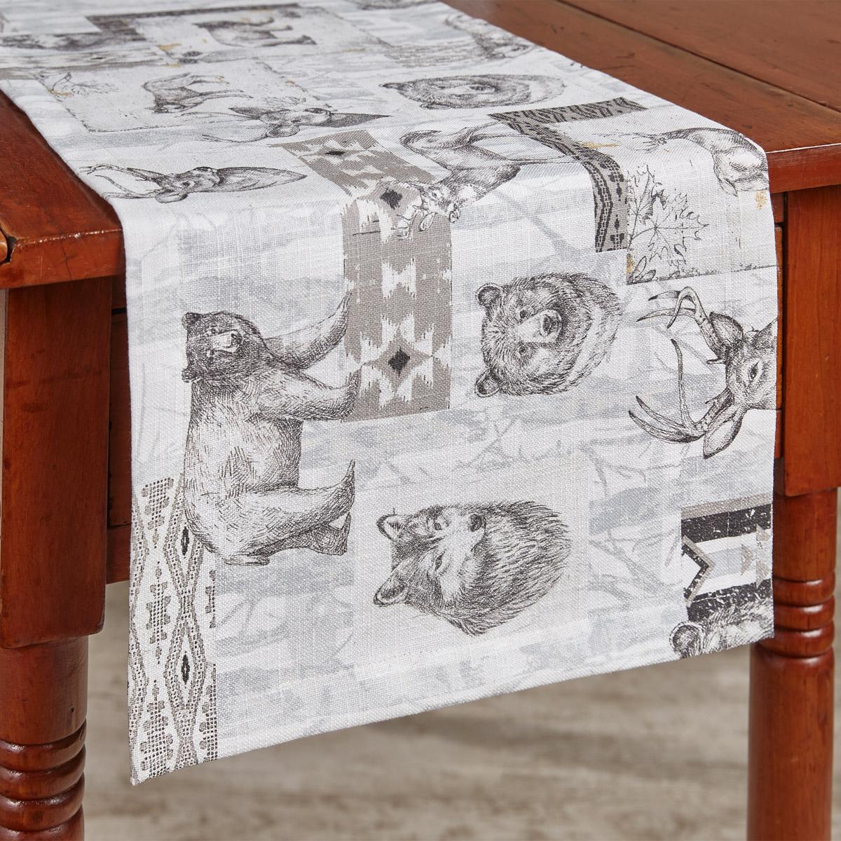 Wild And Beautiful Table Runner 36"L - The Fox Decor