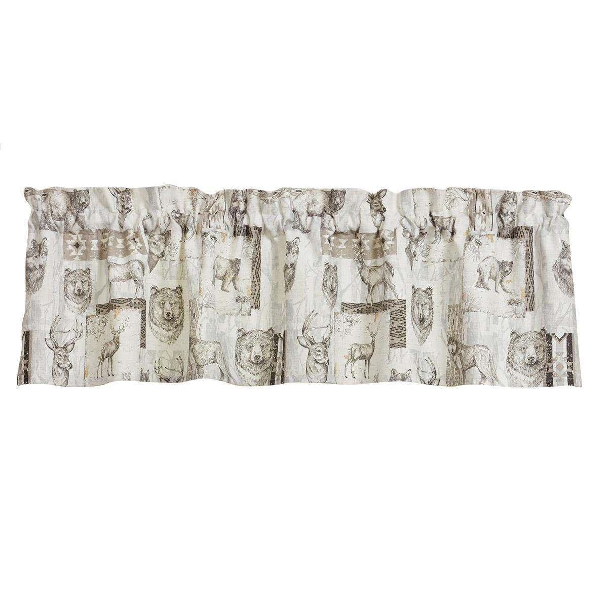 Wild And Beautiful Valance 14"L - The Fox Decor