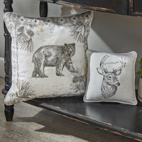 Wild And Beautiful Deer Printed Pillow 10