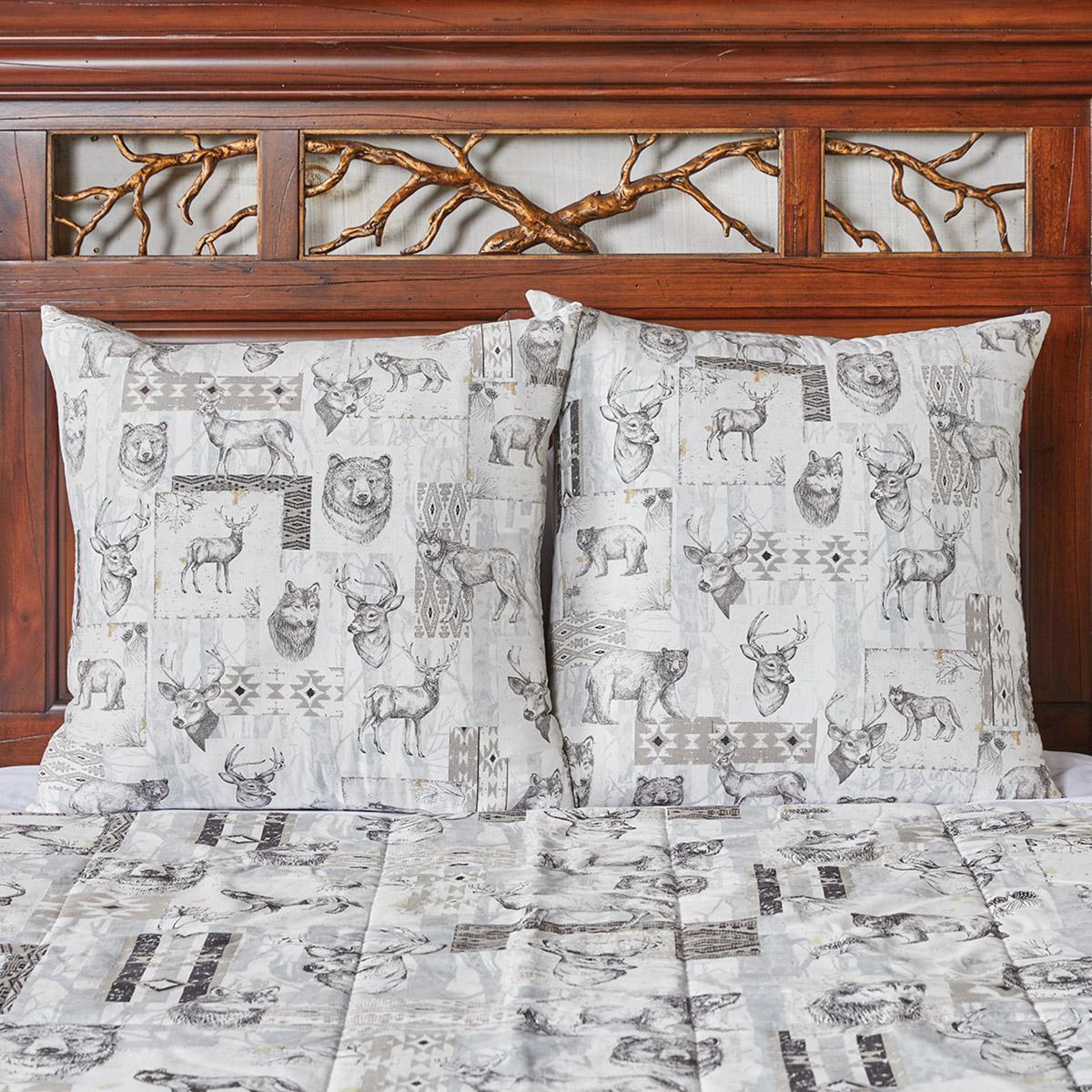 Wild And Beautiful Euro Sham - The Fox Decor
