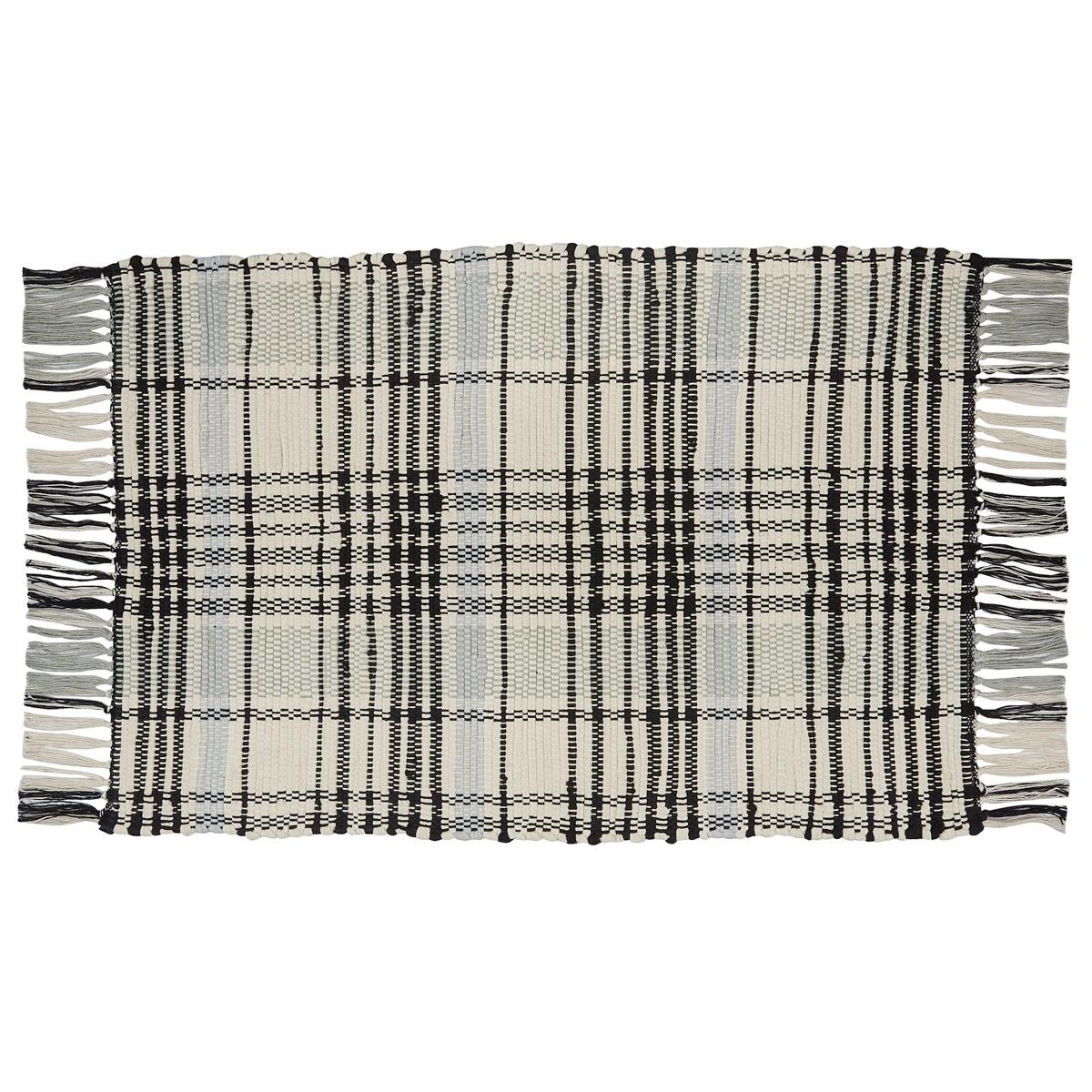 Refined Rustic Rag Rug 2X3 - The Fox Decor