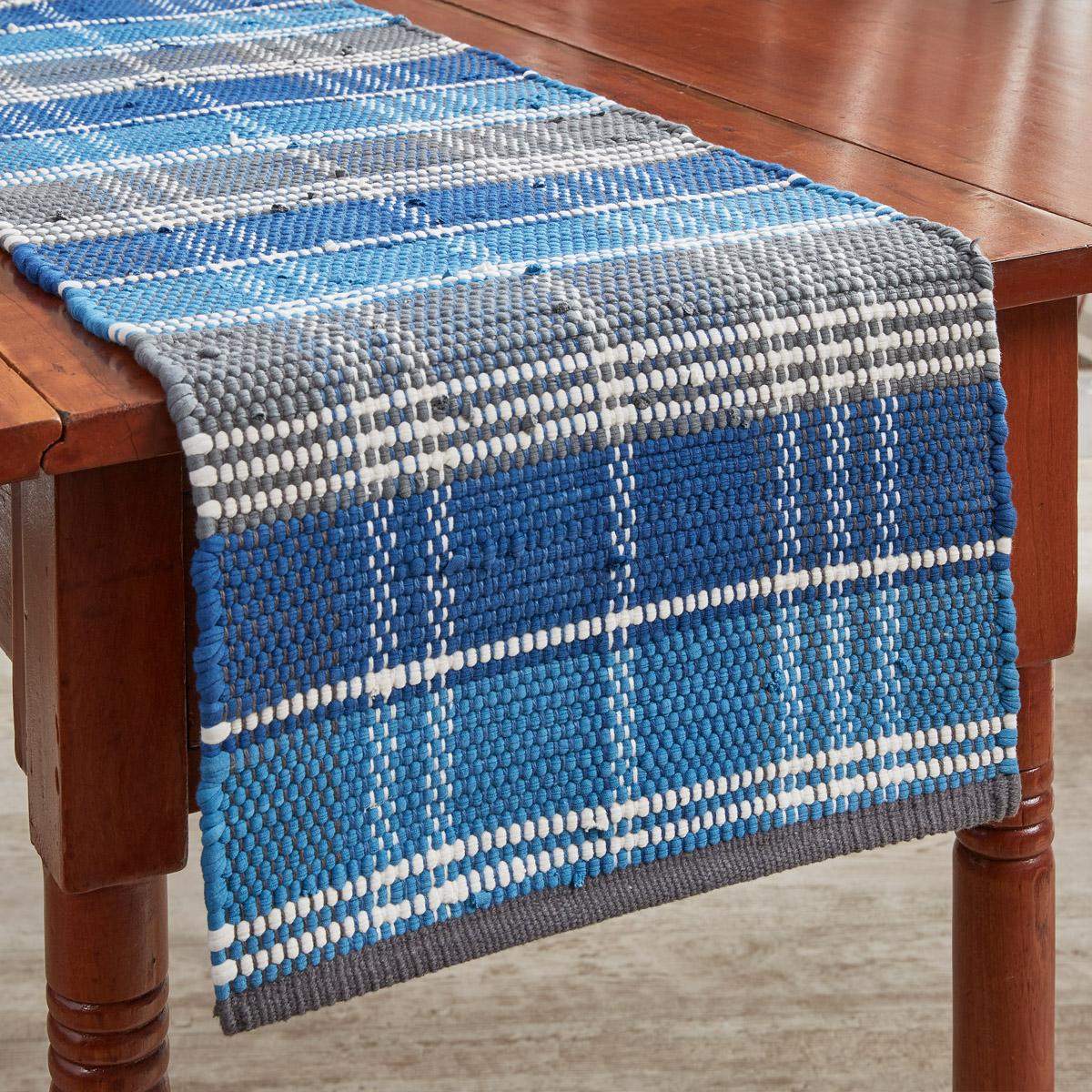 Rainy Lake Chindi Table Runner 54" L - The Fox Decor