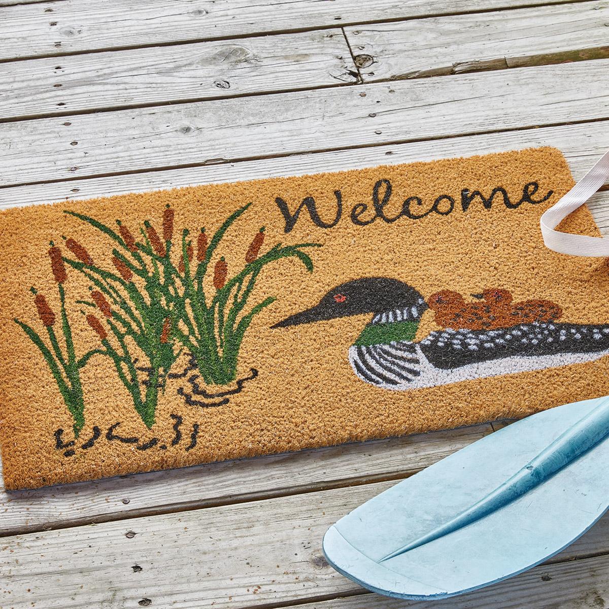 Rainy Lake Doormat - The Fox Decor