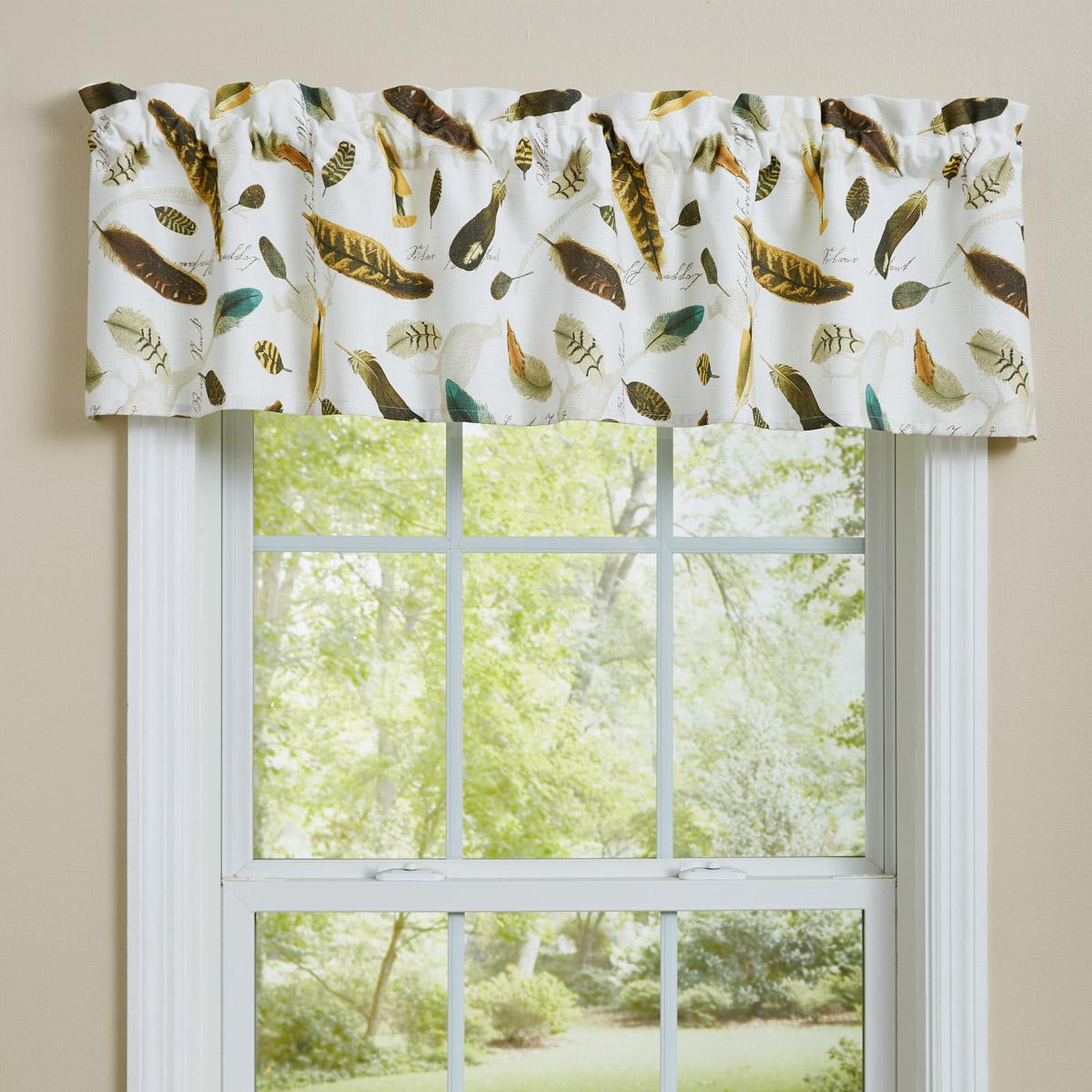 Pheasant Run Valance 14"L - The Fox Decor