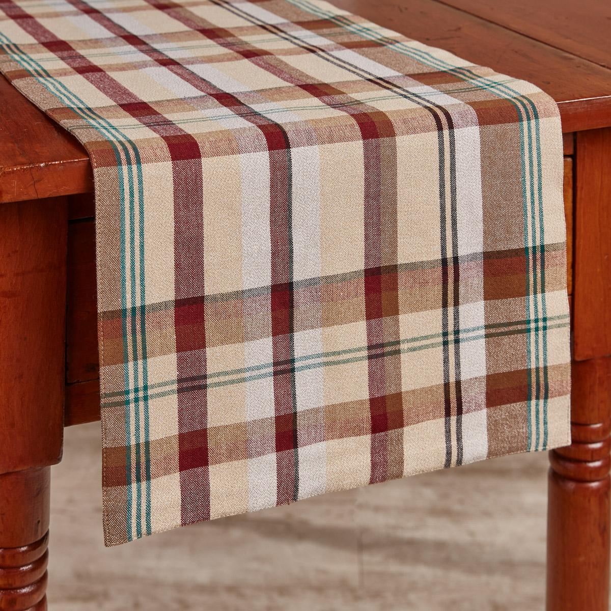 Gamekeeper Plaid Table Runner 36"L - Set of 2 Park Designs - The Fox Decor