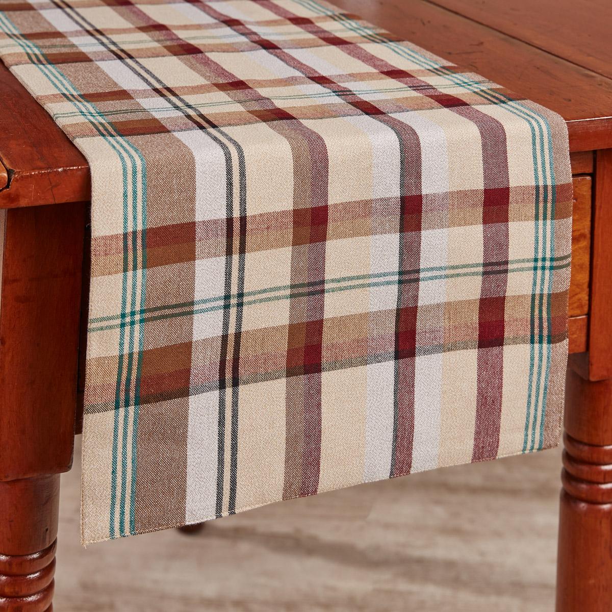Gamekeeper Plaid Table Runner 54"L - Set of 2 Park Designs - The Fox Decor