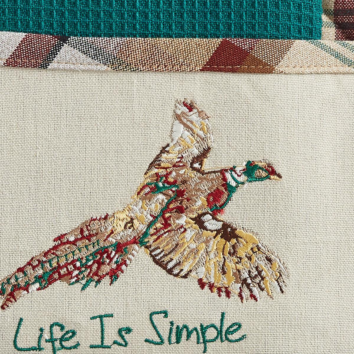 Gamekeeper Plaid Pocket Potholder Set - Set of 2 Park Designs - The Fox Decor