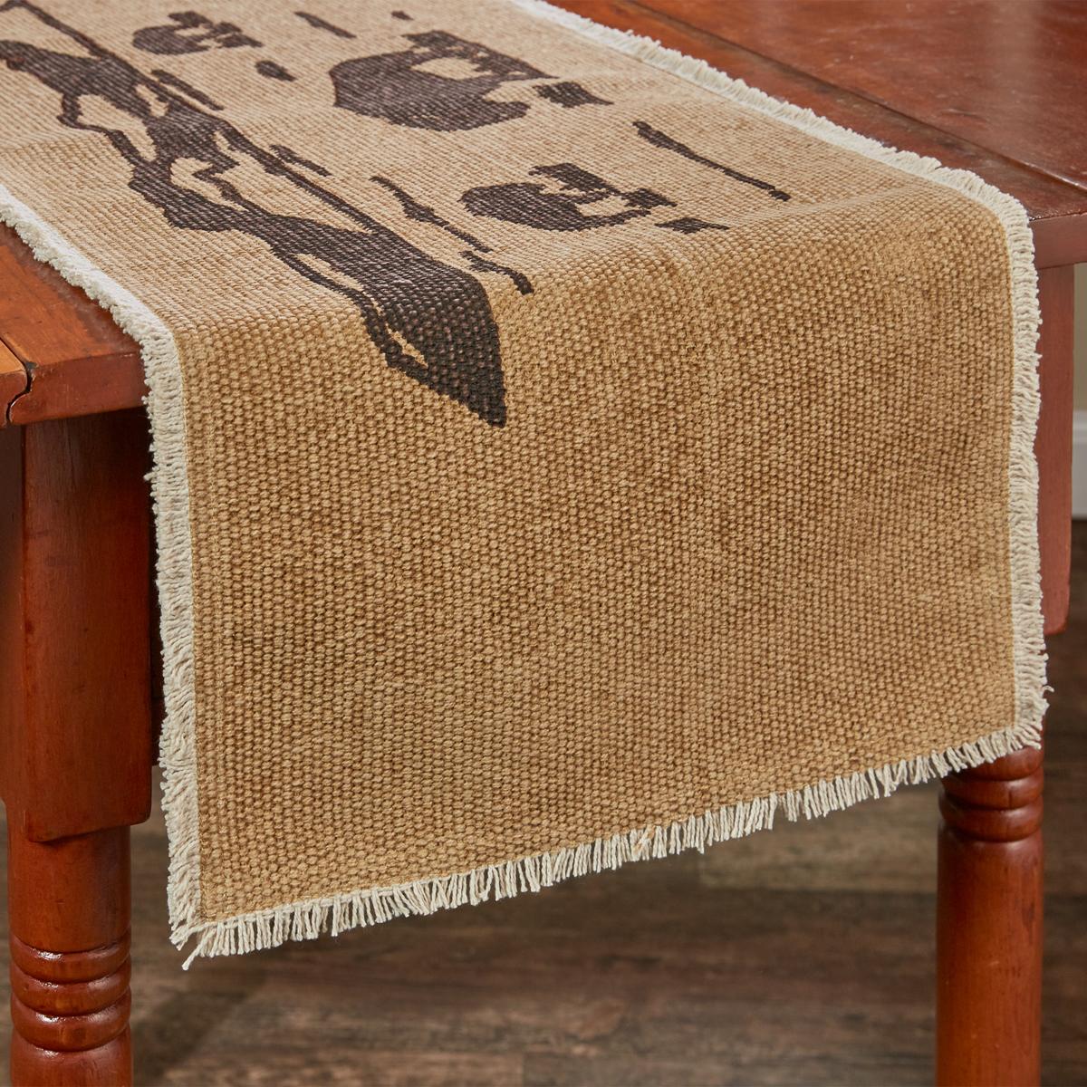 Bison Table Runner - 36"L Park Designs - The Fox Decor
