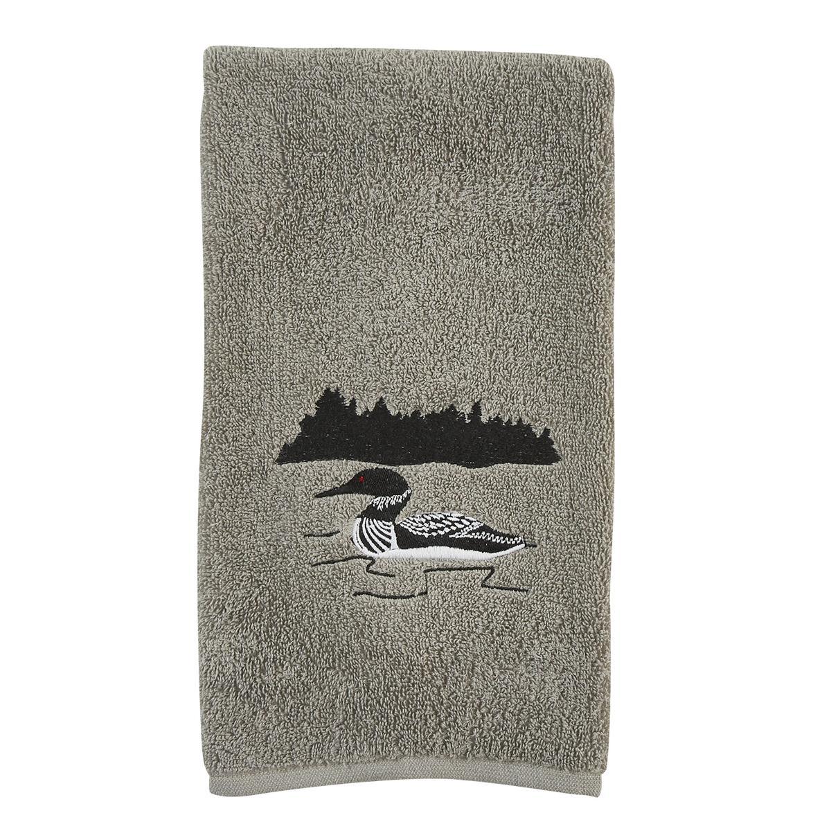 Grey Area Loon Hand Towels - Park Designs - The Fox Decor