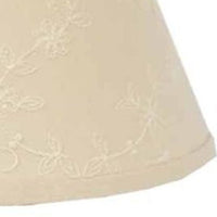 Cream Candlewicking Cream 6