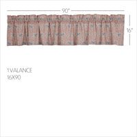 Thumbnail for Kaila Floral Valance 16x90 - The Fox Decor