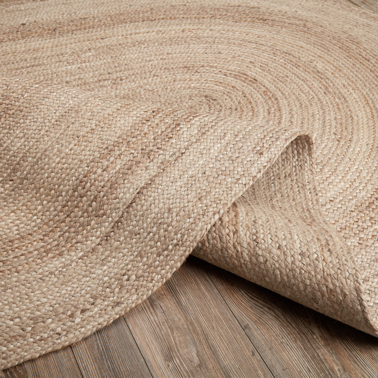 Natural Jute Rug Oval w/ Pad 60x96