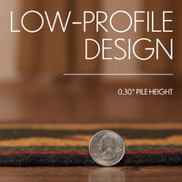 Wyatt Stenciled Bear Jute Braided Rug Oval 0